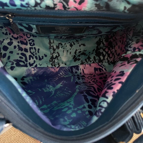 💗 SHARIF NWT LEATHER Hand Tooled Satchel Handbag - Beautiful Detail & Lining!💗 - Picture 10 of 14